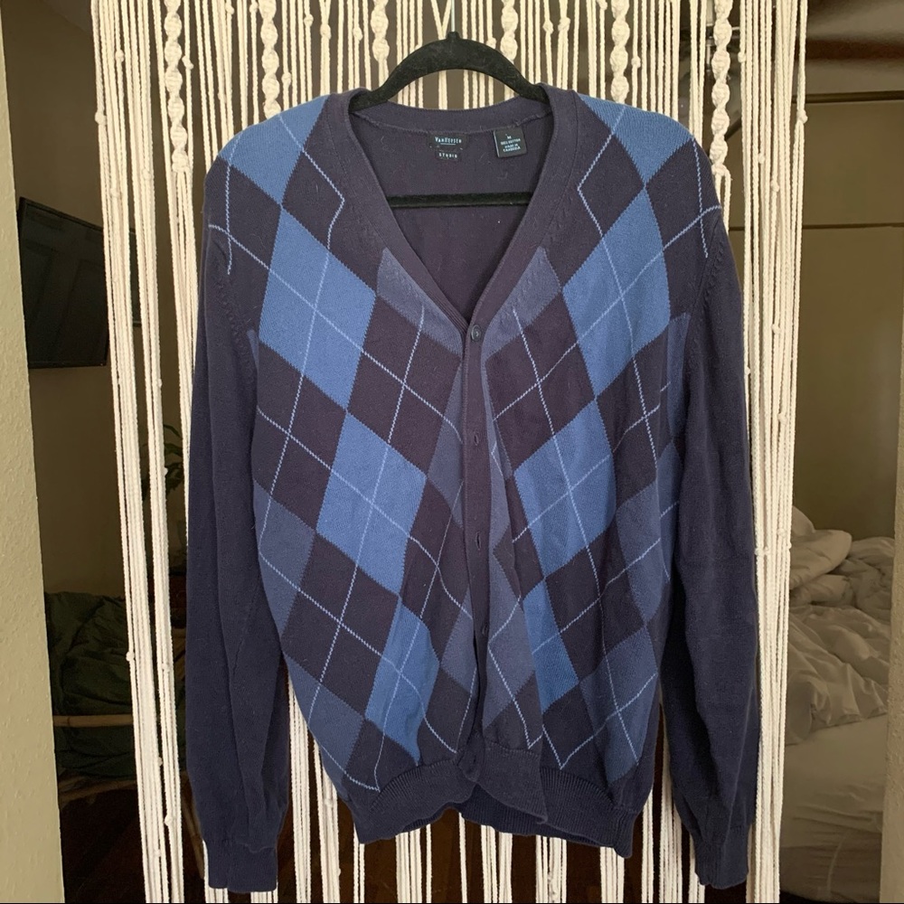 Trendy & Preppy Argyle Sweater